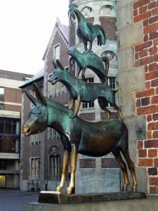 The Town Musicians Of Bremen Statue